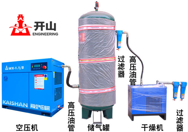 開山渦(wō)旋式空(kōng)壓機 開山(shan)渦旋式(shì)空壓機(jī)