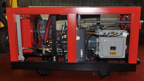 移動螺(luó)杆空壓機MLGF21/8-132G内部構(gou)造 移動螺杆空壓機(jī)MLGF21/8-132G内部構造