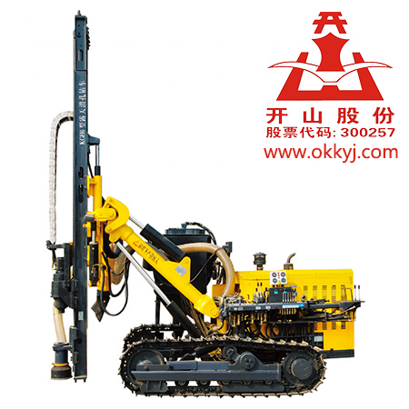 開山(shan)牌潛孔鑽應用于(yu)曲寨水泥公司